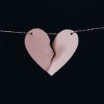 broken heart symbolizing struggle with divorce statistics
